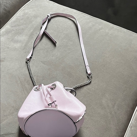 Zara Handbags - Zara Light Pink Mini Bucket Bag